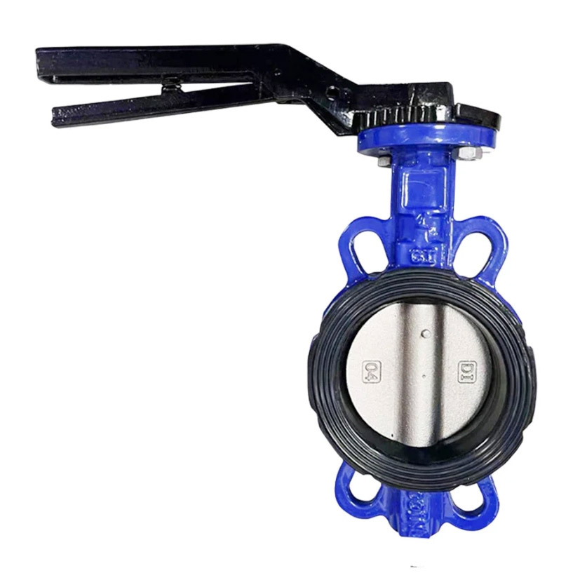 V&aacute;lvula borboleta wafer revestida com EPDM-NBR